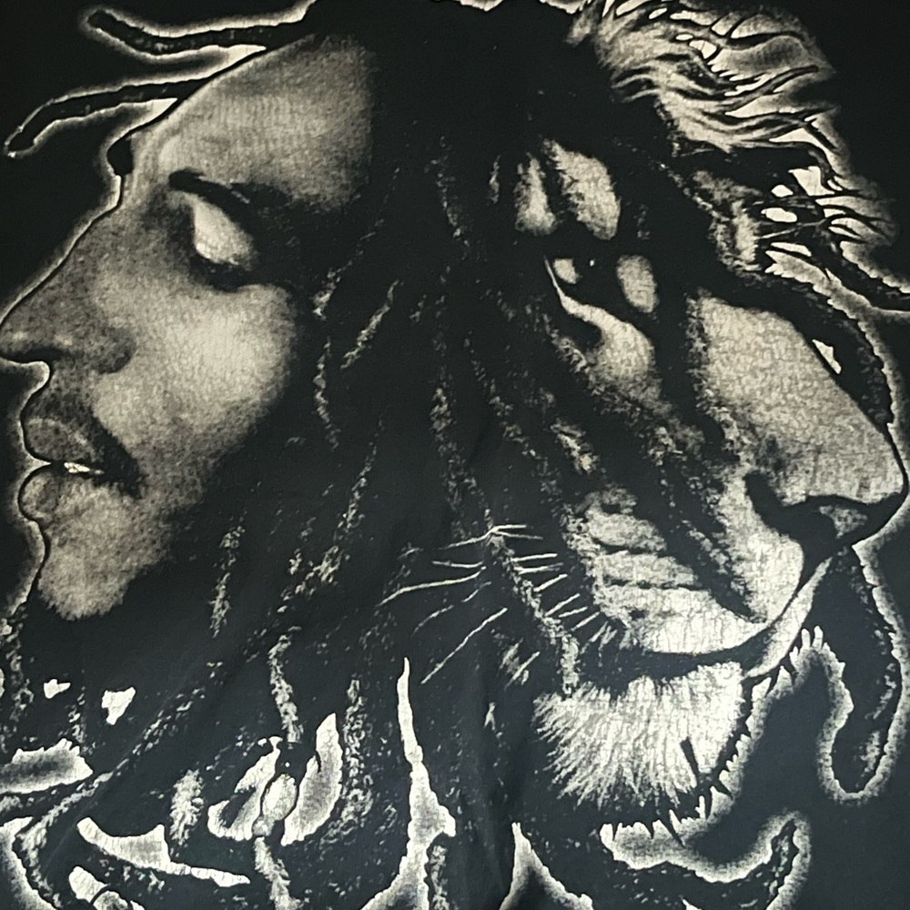 Bob Marley Lion Head men’s oversized t shirt size 3XL